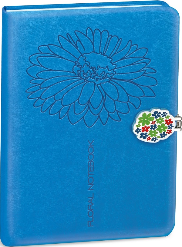 Imaginea produsului 'Jurnal cu închidere magnetică: Floral. Albastru'