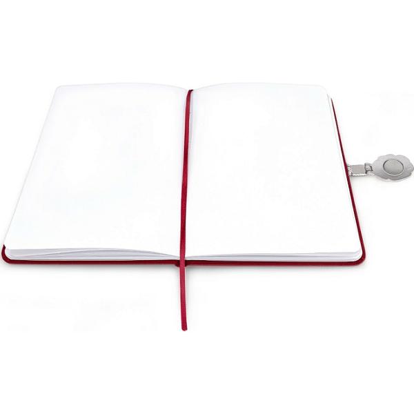 Jurnal cu inchidere magnetica: Floral. Rosu