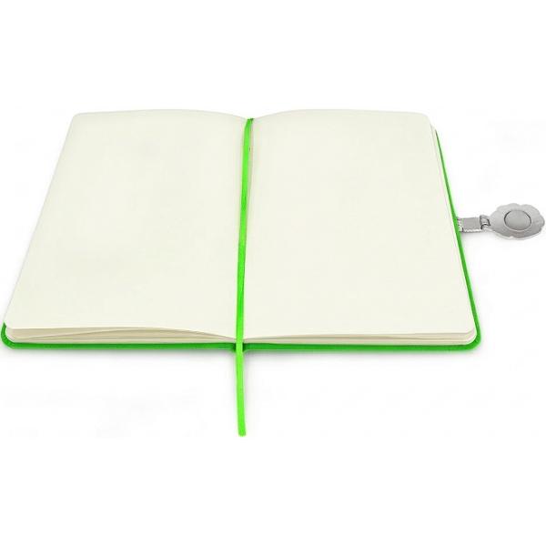 Jurnal cu inchidere magnetica: Floral. Verde