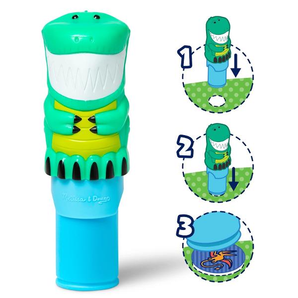 Set de joaca autocolante si stampila: Sticker Wow. Dinozaur