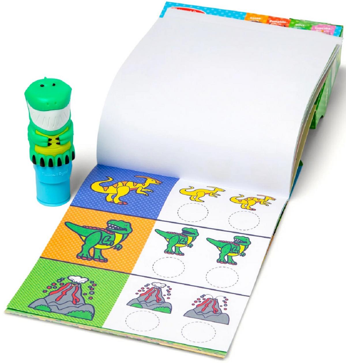 Imaginea produsului 'Set de joacă autocolante și ștampilă: Sticker Wow. Dinozaur'