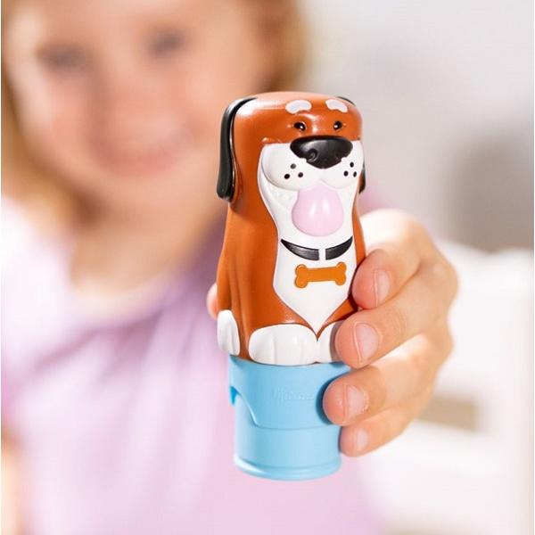 Set de joaca autocolante si stampila: Sticker Wow. Catelus