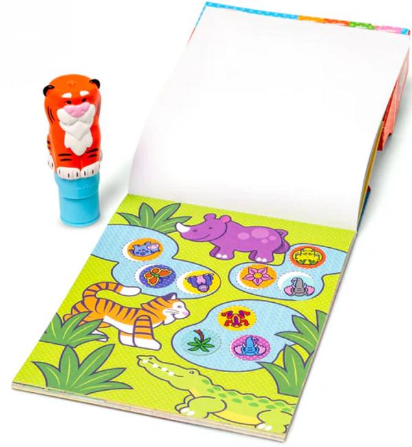 Imaginea produsului 'Set de joacă autocolante și ștampilă: Sticker Wow. Tigru'