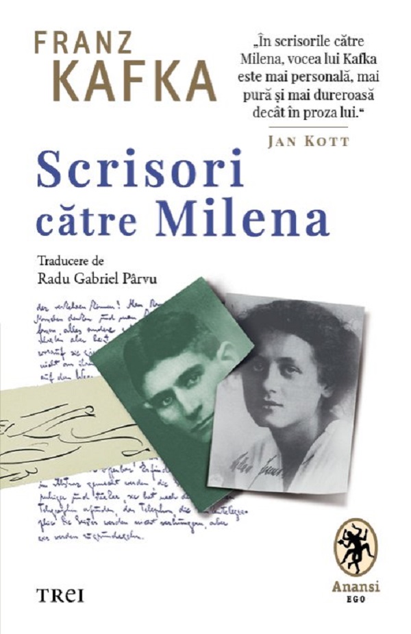 Coperta cărții 'Scrisori către Milena - Franz Kafka'
