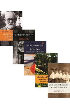 Coperta cărții 'Pachet 5 cărți: Canapeaua lui Freud - Sigmund Freud'