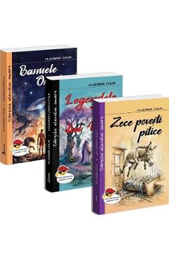 Coperta cărții 'Pachet 3 cărti: Zece povești pitice + Legendele Țării lui Vam + Basmele Omului - Vladimir Colin'