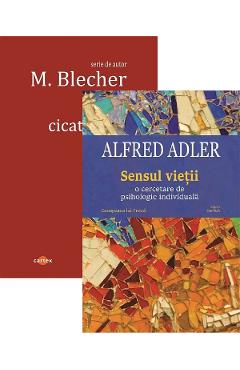 Coperta cărții 'Pachet 2 cărți: Inimi cicatrizate + Sensul vieții - Max Blecher, Alfred Adler'