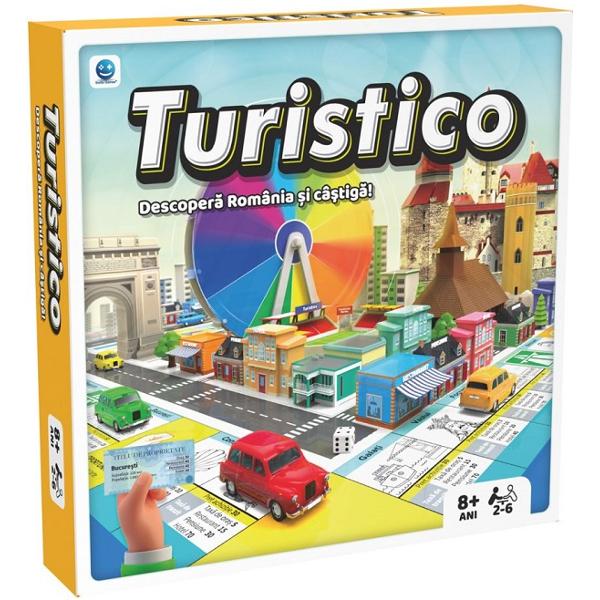 Joc de societate: Turistico. Decopera Romania si castiga!