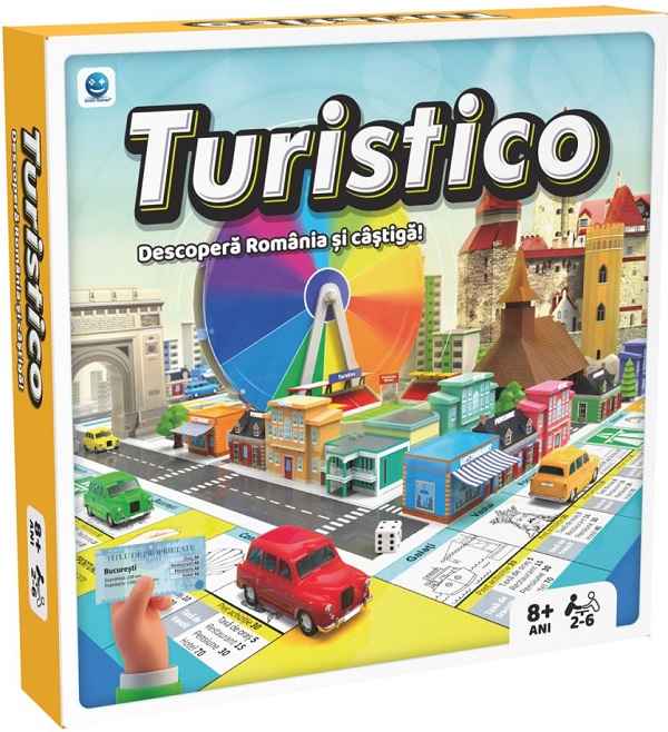 Imaginea produsului 'Joc de societate: Turistico. Descoperă România și câștigă!'