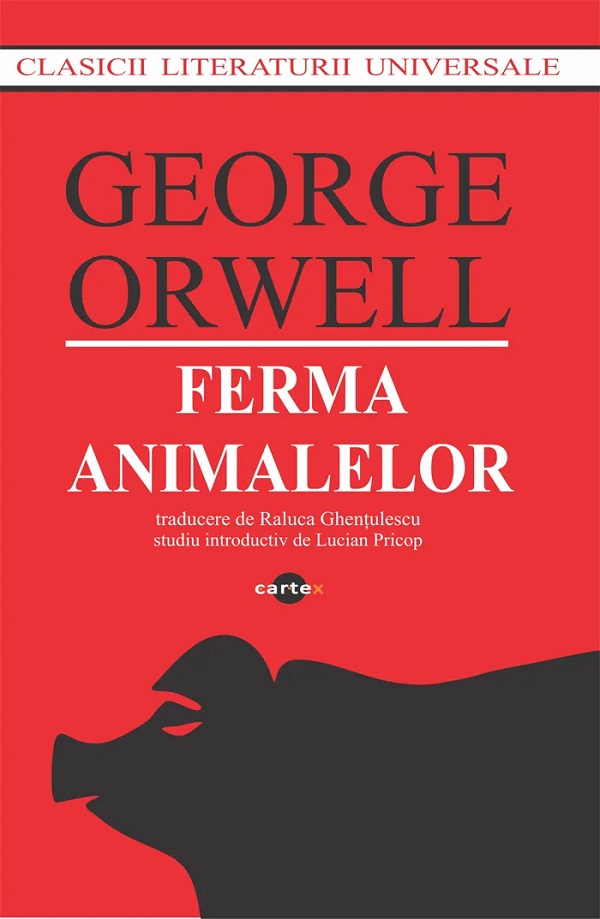 Coperta cărții 'Pachet 4 cărți: 1984 + Ferma Animalelor + Hoinar prin Paris și Londra + Zile birmaneze - George Orwell'