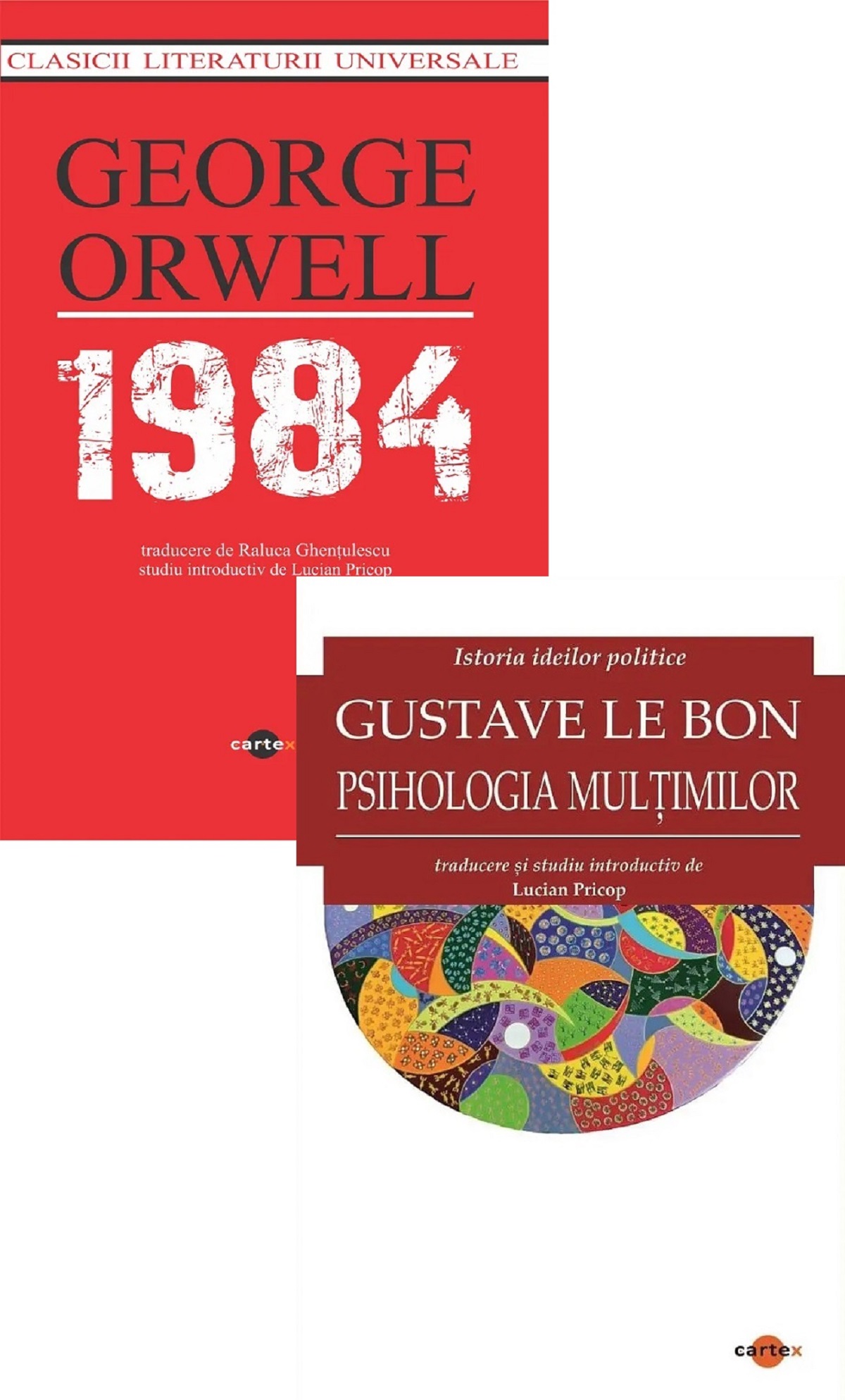 Coperta cărții 'Pachet 2 cărți: 1984 + Psihologia mulțimilor - George Orwell, Gustave le Bon'
