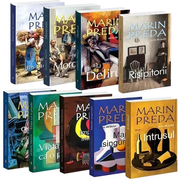 Pachet 12 carti: Marin Preda - Marin Preda