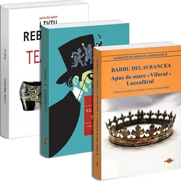 Coperta cărții 'Pachet 3 cărti: Teatru - Barbu Delavrancea, Ion Luca Caragiale, Liviu Rebreanu'