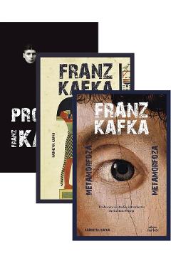 Coperta cărții 'Pachet 3 cărți: Metamorfoza + În colonia penitenciară + Procesul - Franz Kafka'