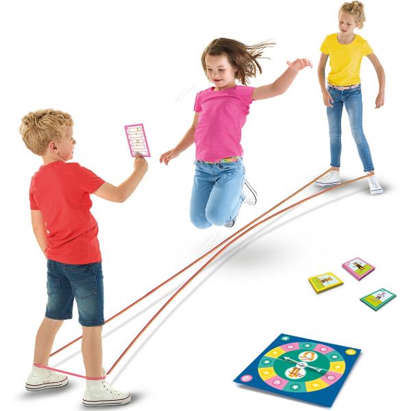 Joc elastic cu trucuri: Sari! Animale