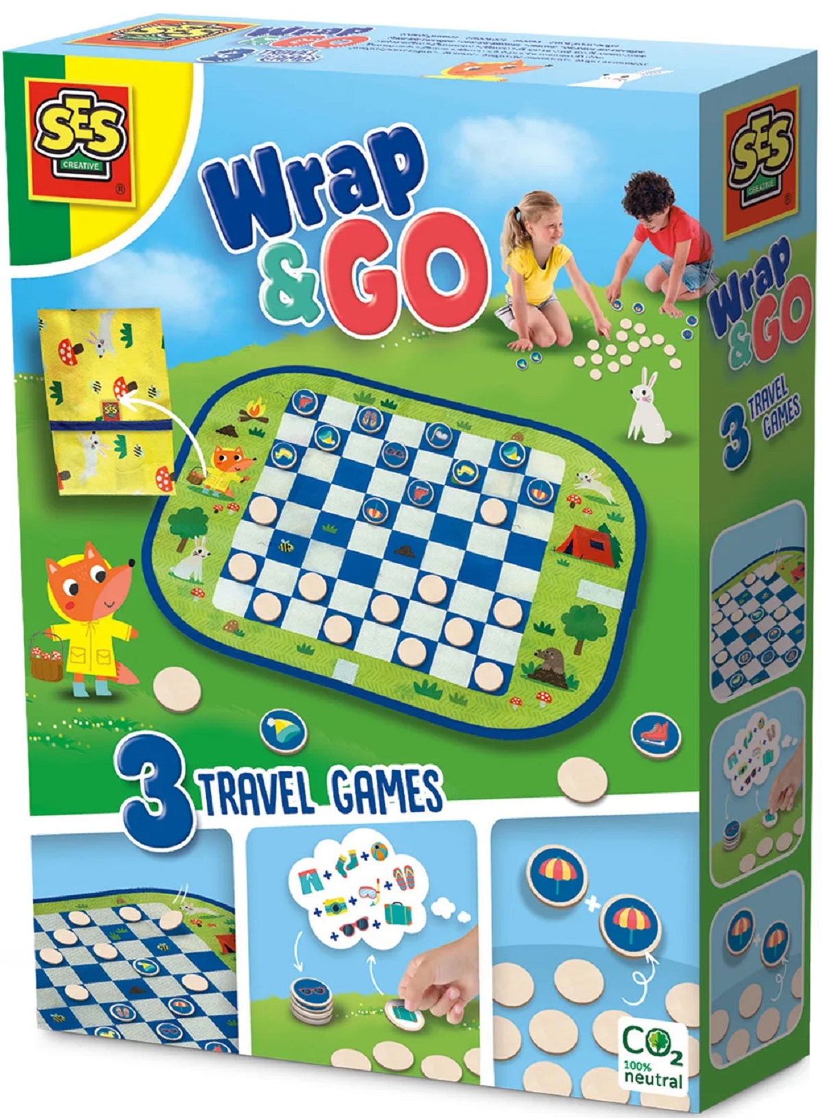Imaginea produsului 'Joc Wrap and Go: Dame, Joc de memorie, Merg în vacanță'
