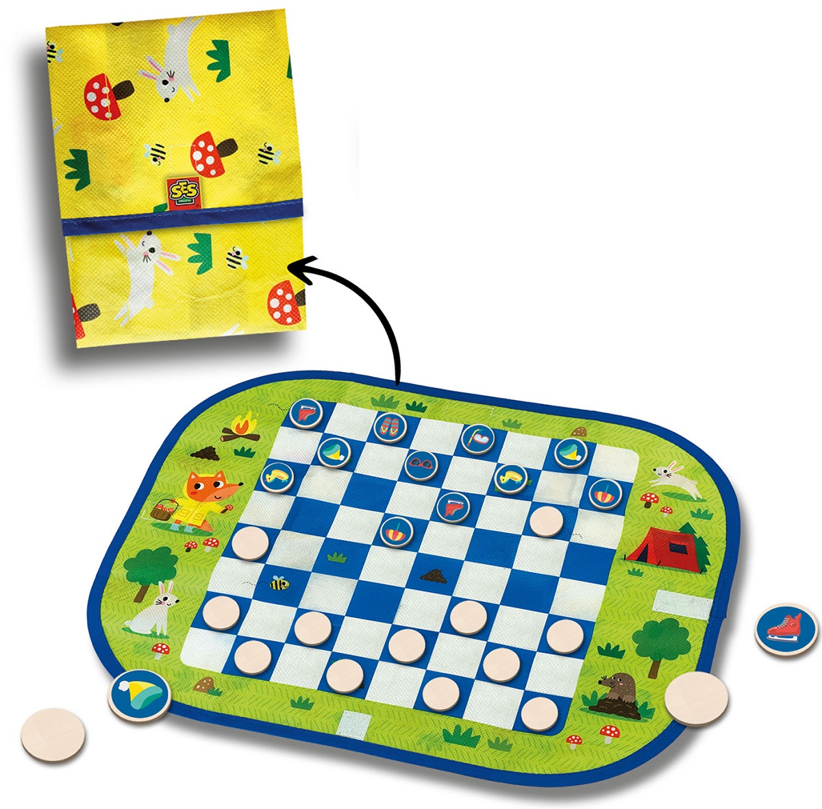 Imaginea produsului 'Joc Wrap and Go: Dame, Joc de memorie, Merg în vacanță'