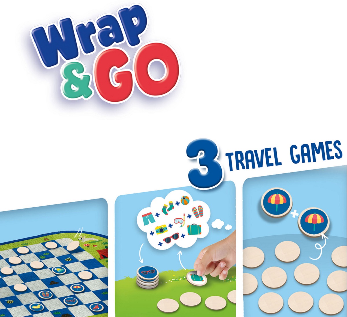 Imaginea produsului 'Joc Wrap and Go: Dame, Joc de memorie, Merg în vacanță'