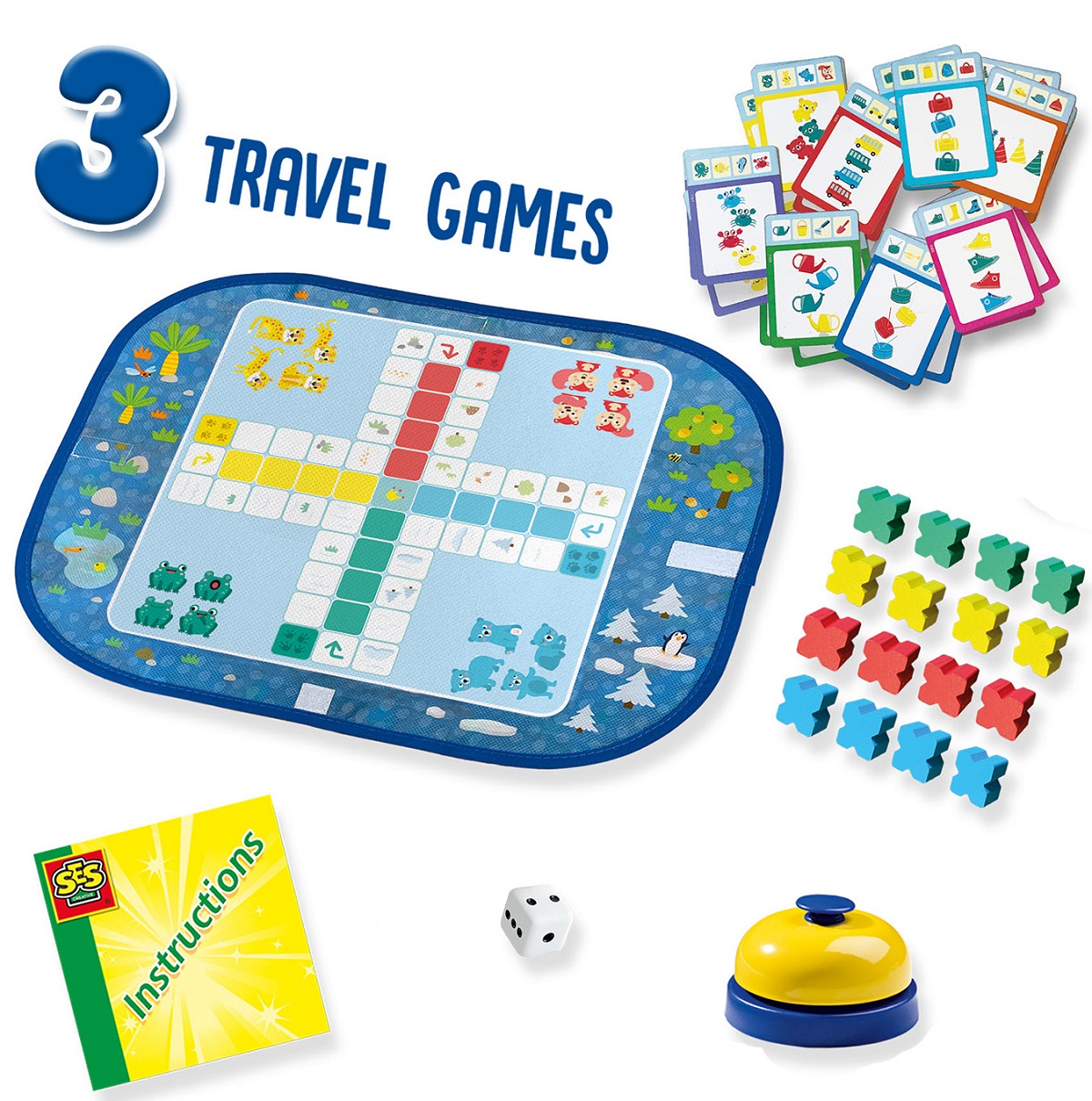 Imaginea produsului 'Joc Wrap and Go: Ludo, Quartet, Blocuri de viteză'