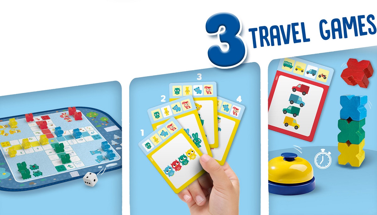 Imaginea produsului 'Joc Wrap and Go: Ludo, Quartet, Blocuri de viteză'