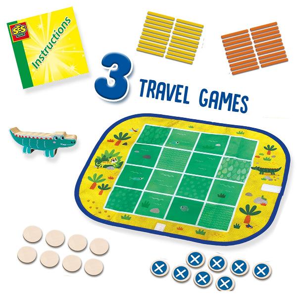 Joc Wrap and Go: Patru la rand, Buline si cutii, Pachet croco