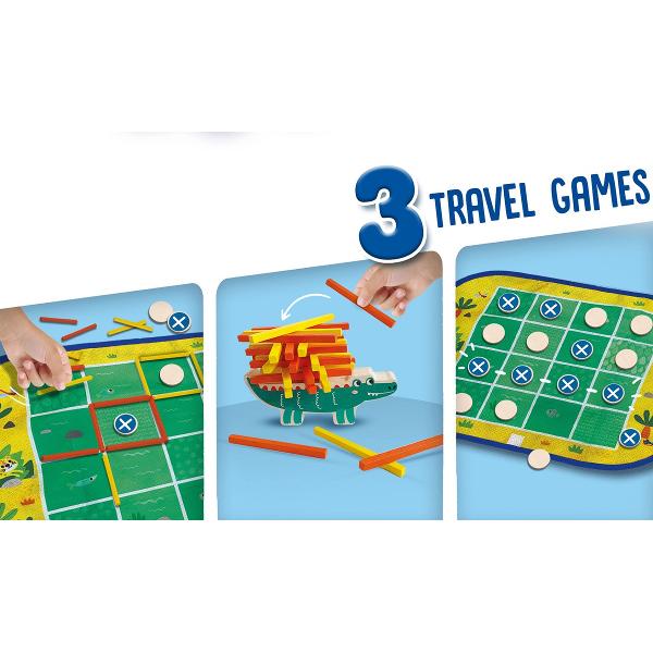 Joc Wrap and Go: Patru la rand, Buline si cutii, Pachet croco