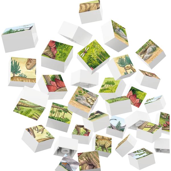 Puzzle: Lumea dinozaurilor