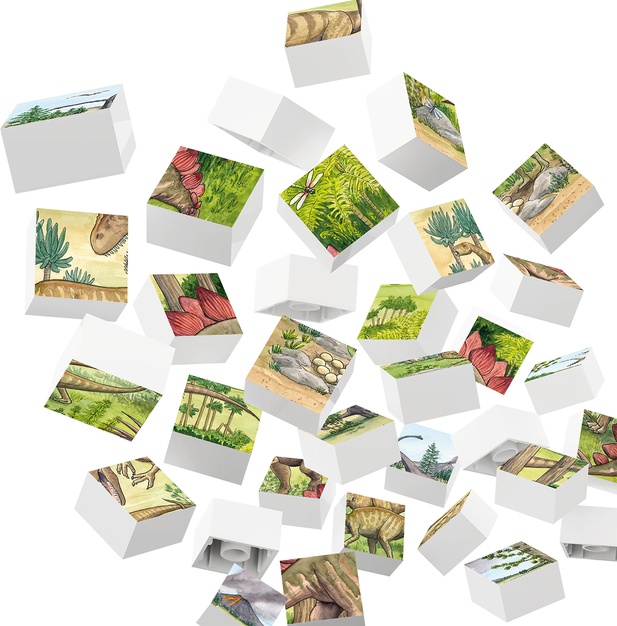 Imaginea produsului 'Puzzle: Lumea dinozaurilor'