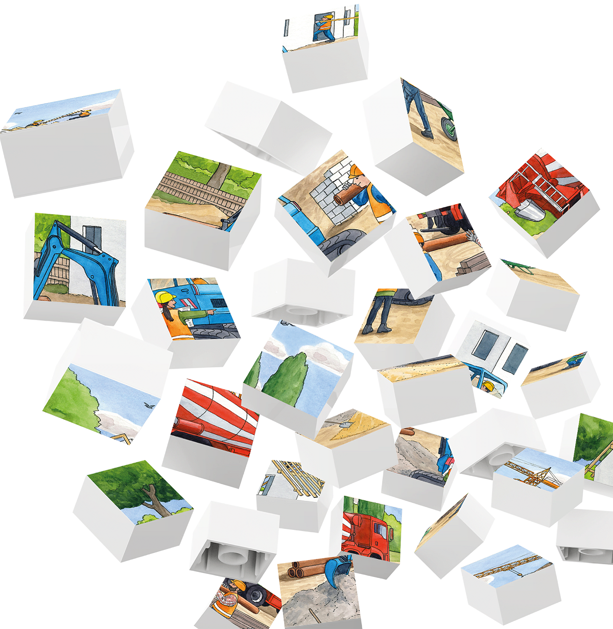 Imaginea produsului 'Puzzle: Pe șantier'