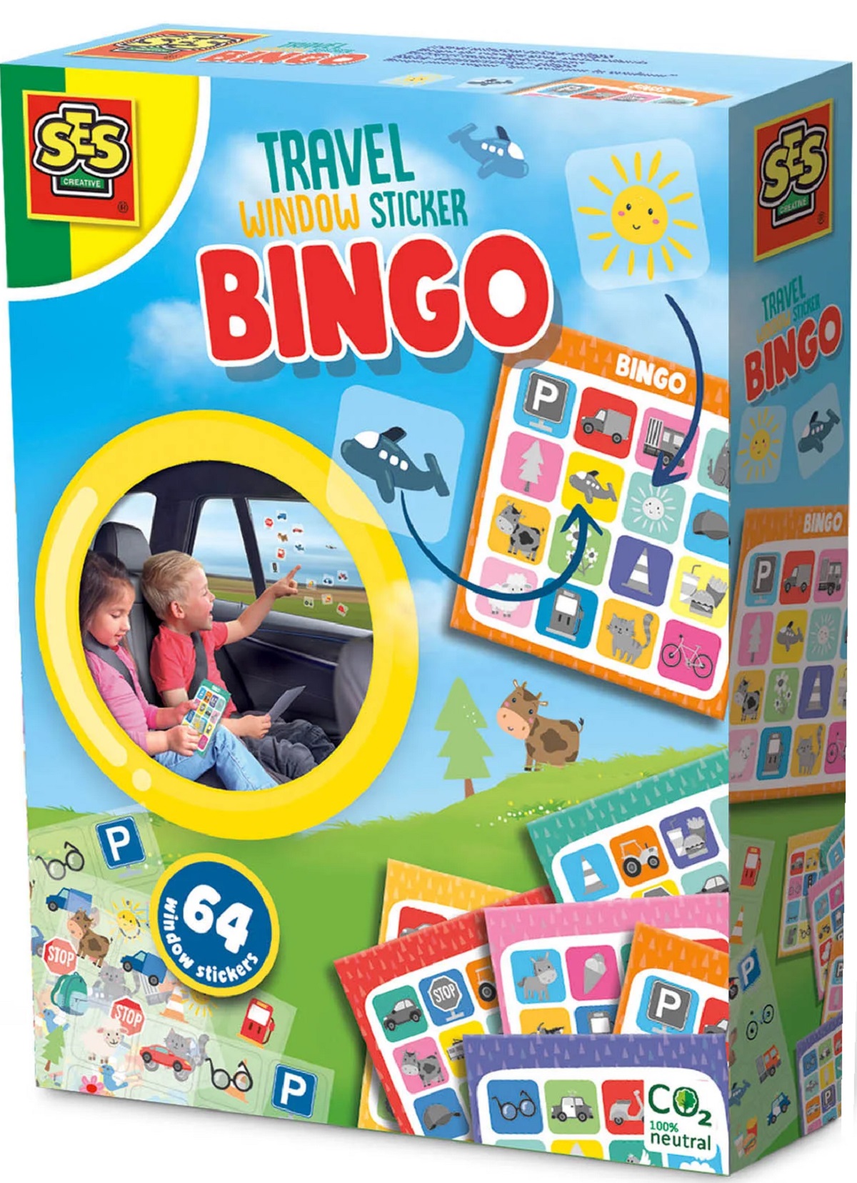 Imaginea produsului 'Joc de călătorie: Bingo cu stickere'