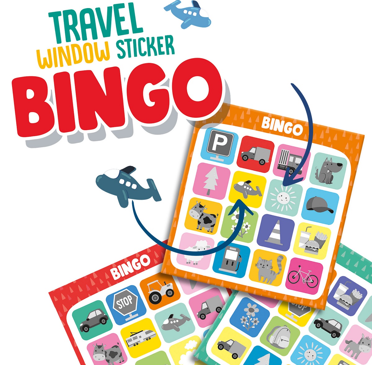 Imaginea produsului 'Joc de călătorie: Bingo cu stickere'