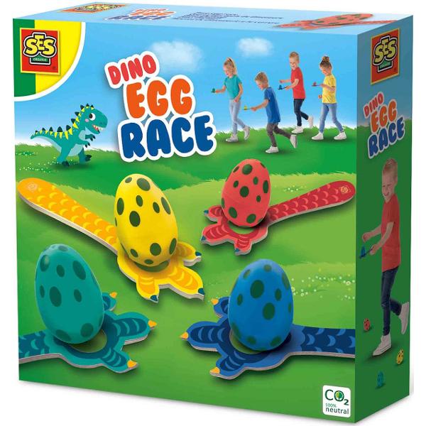 Joc de petrecere: Cursa cu oua de dinozauri