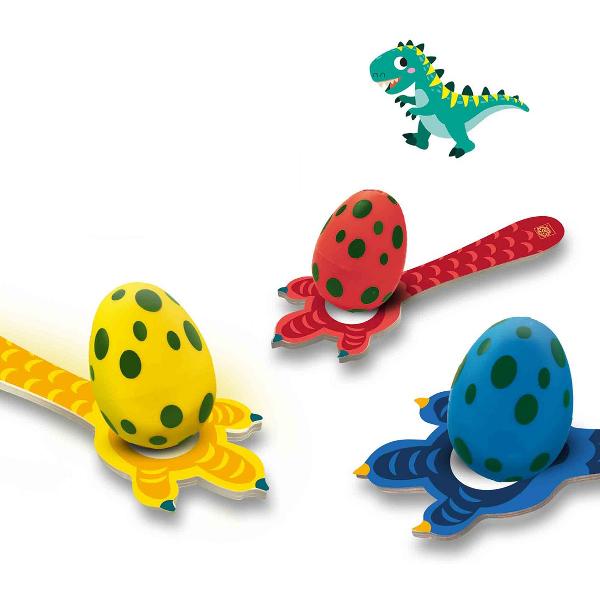 Joc de petrecere: Cursa cu oua de dinozauri