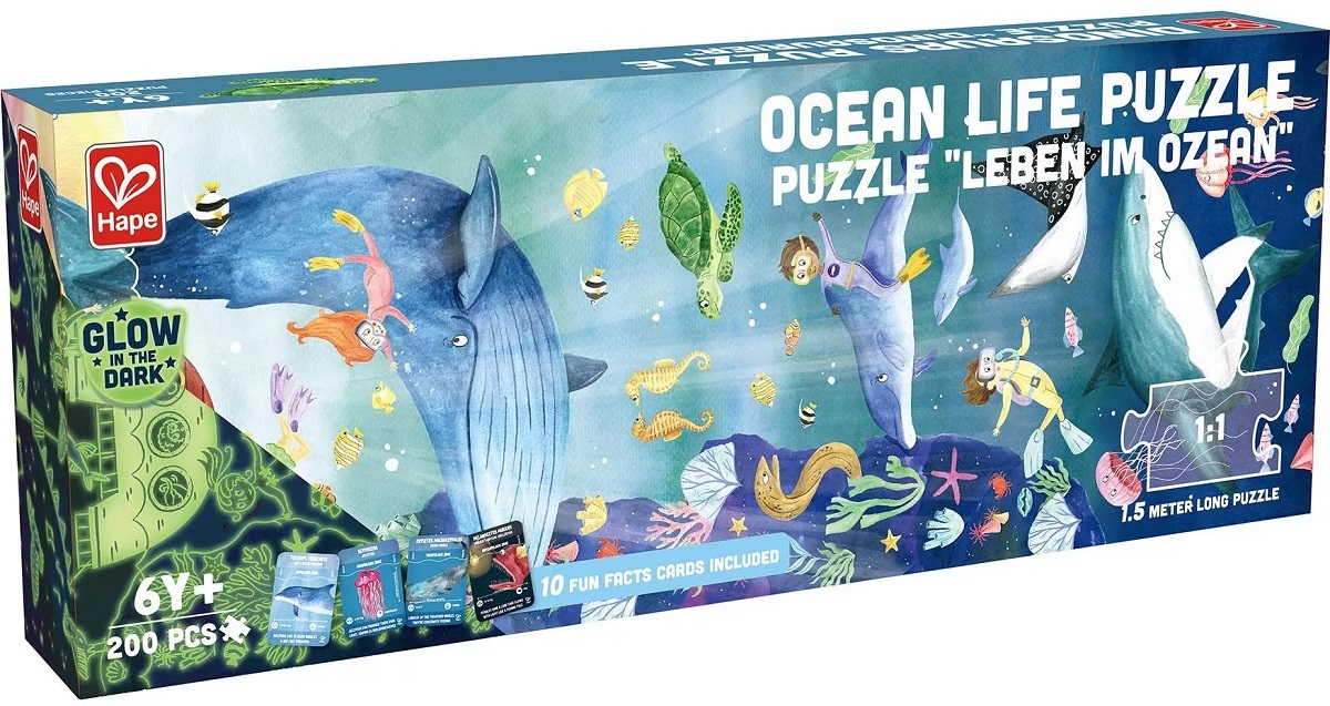 Imaginea produsului 'Puzzle fotoluminescent. Viața acvatică'