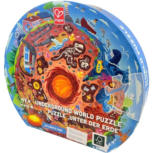 Puzzle. Lumea subterana cu LED