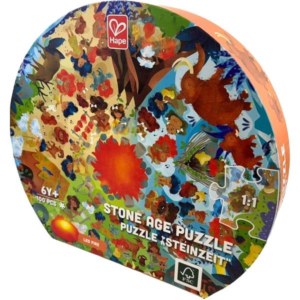 Puzzle. Epoca de piatra cu LED
