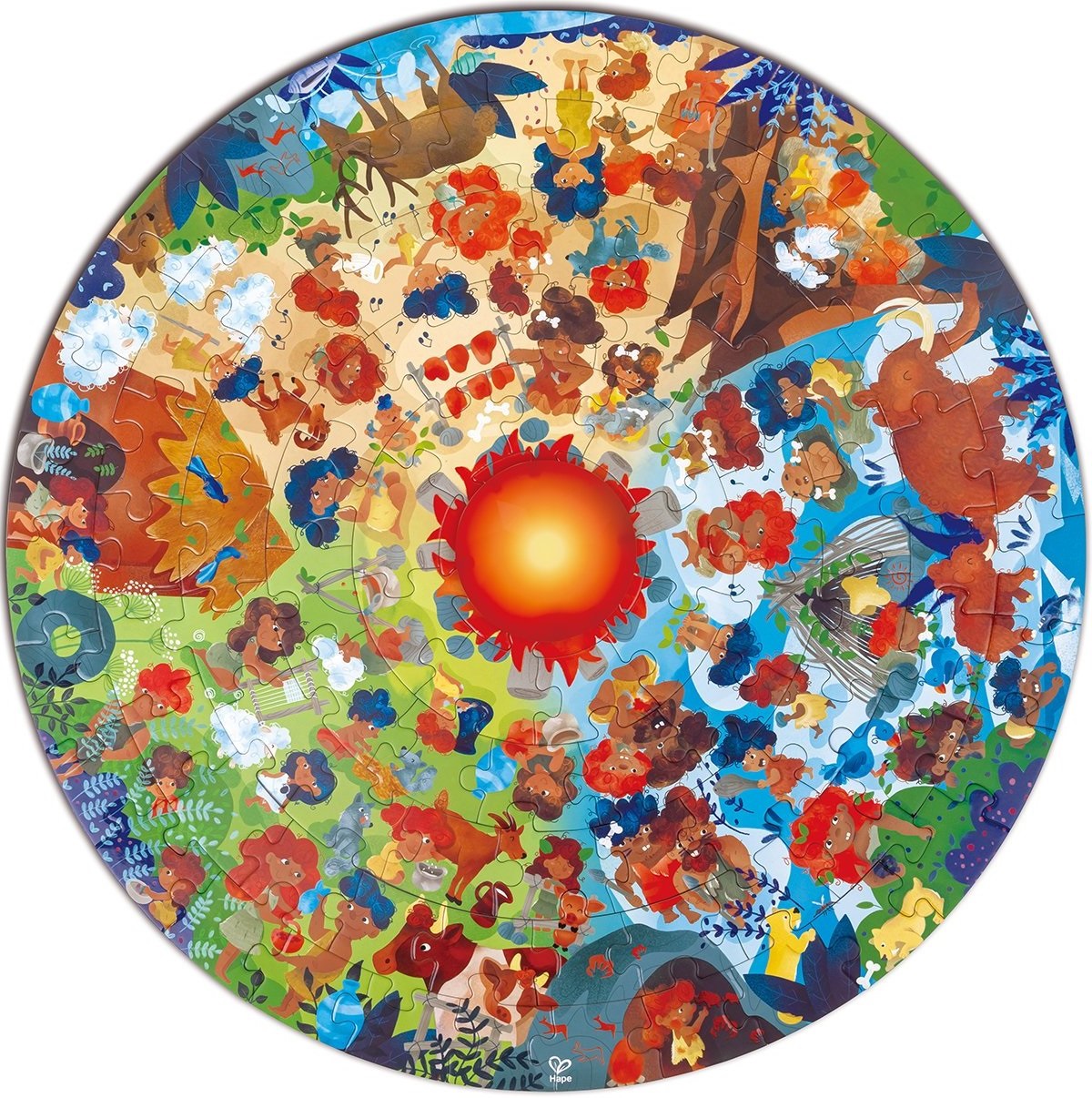 Imaginea produsului 'Puzzle. Epoca de piatră cu LED'