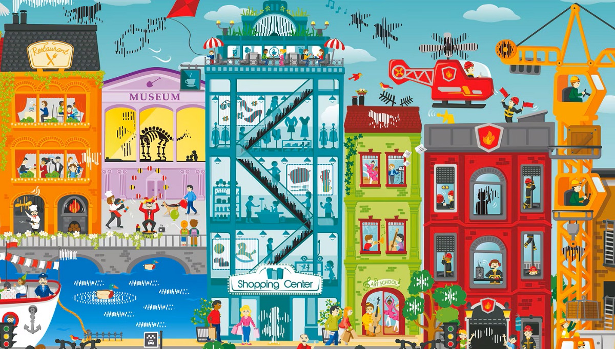 Imaginea produsului 'Puzzle. Orașul animat'