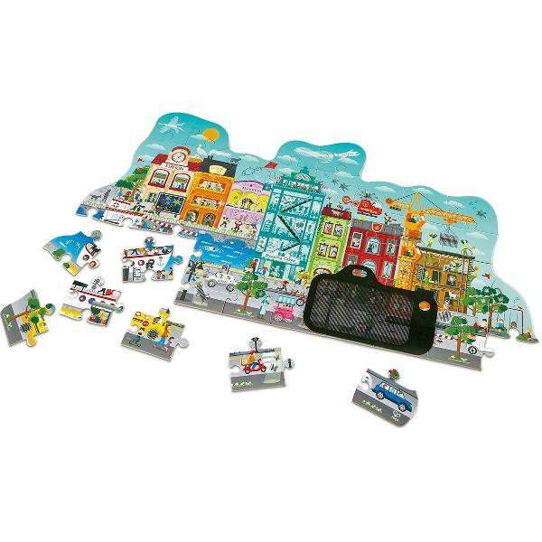 Puzzle. Orasul animat