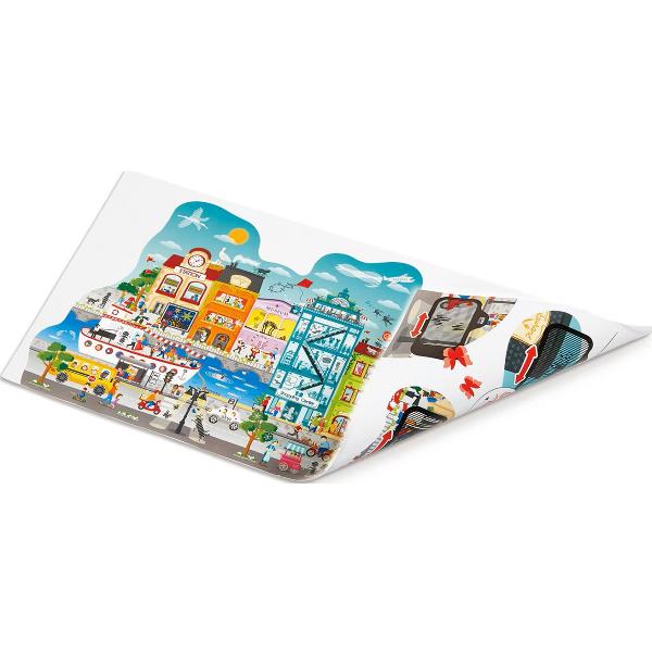 Puzzle. Orasul animat