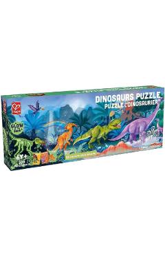 Imaginea produsului 'Puzzle fotoluminescent. Dinozauri'
