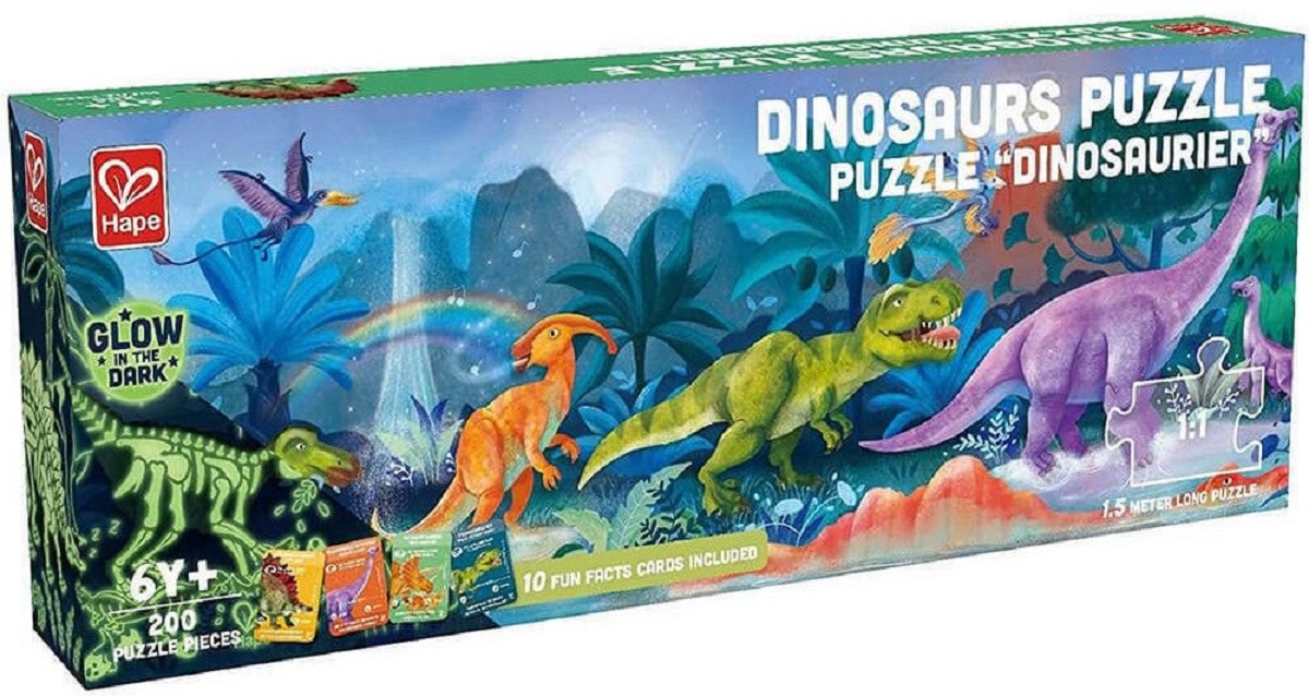 Imaginea produsului 'Puzzle fotoluminescent. Dinozauri'