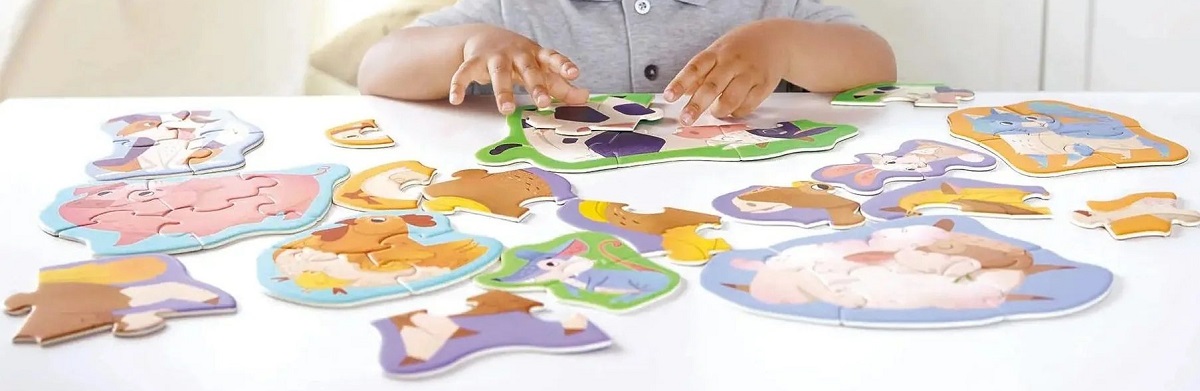 Imaginea produsului 'Set 10 puzzle-uri. Prietenii de la fermă'