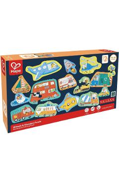 Imaginea produsului 'Set 15 puzzle-uri. Vehicule'