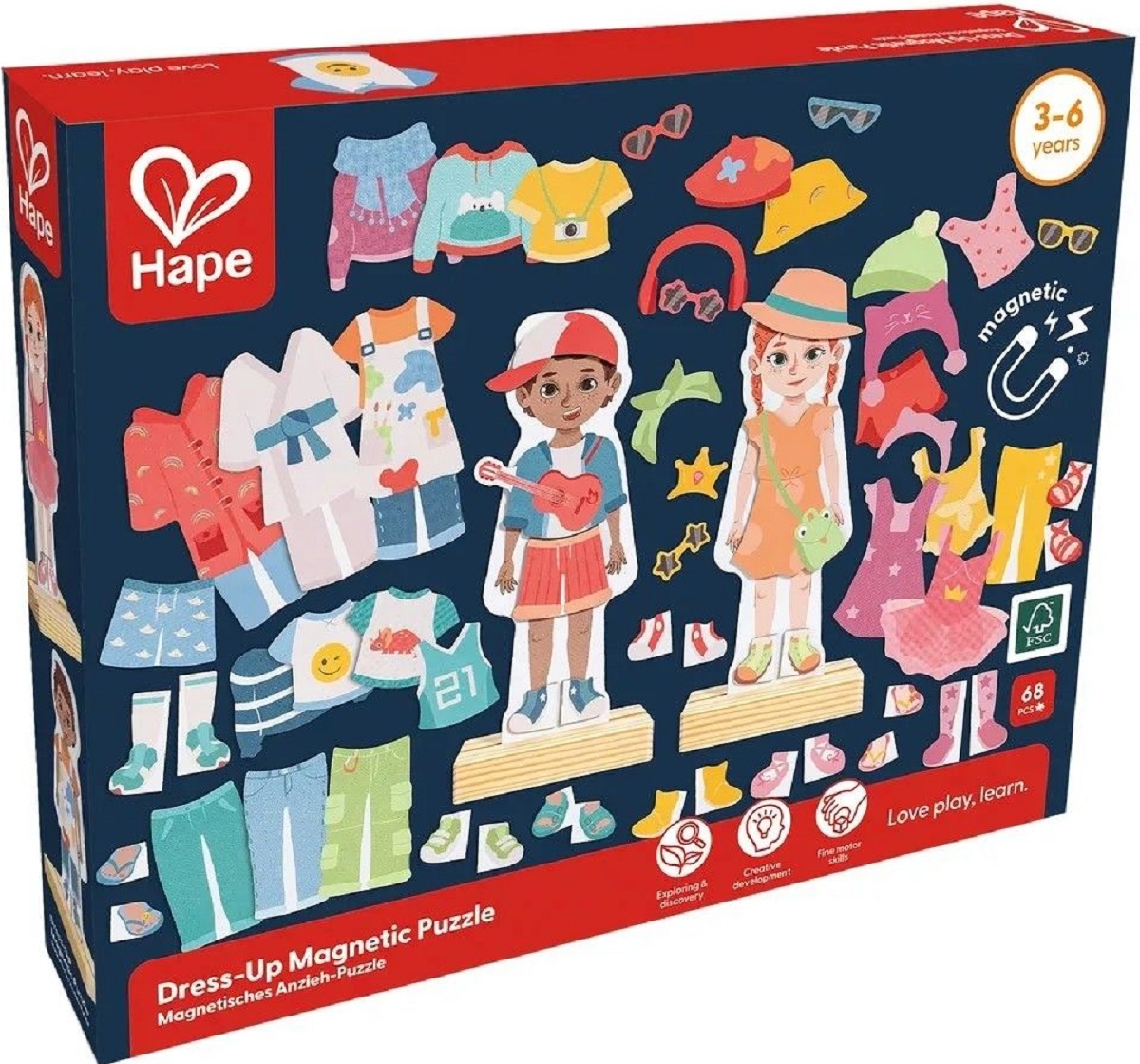 Imaginea produsului 'Puzzle magnetic. Dress-Up. Îmbrăcare'