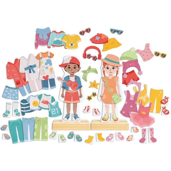 Puzzle magnetic. Dress-Up. Imbracare 