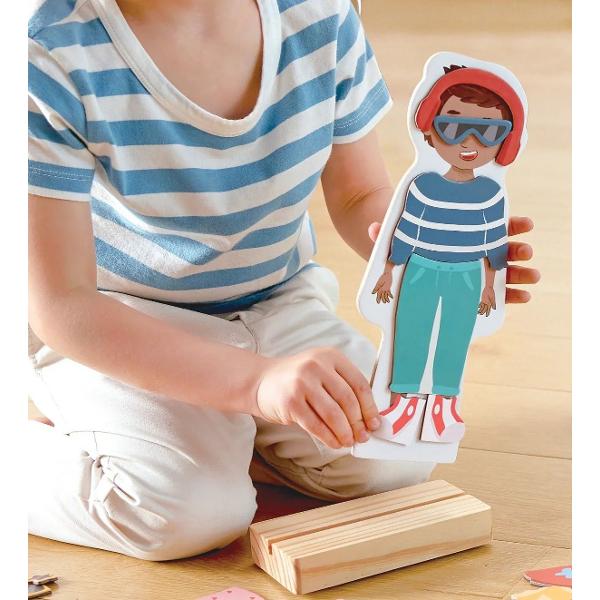 Puzzle magnetic. Dress-Up. Imbracare 