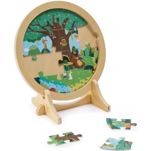 Puzzle 4 in 1 din lemn. 4 anotimpuri