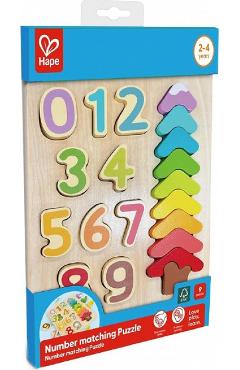 Imaginea produsului 'culori si numere - puzzle din lemn'