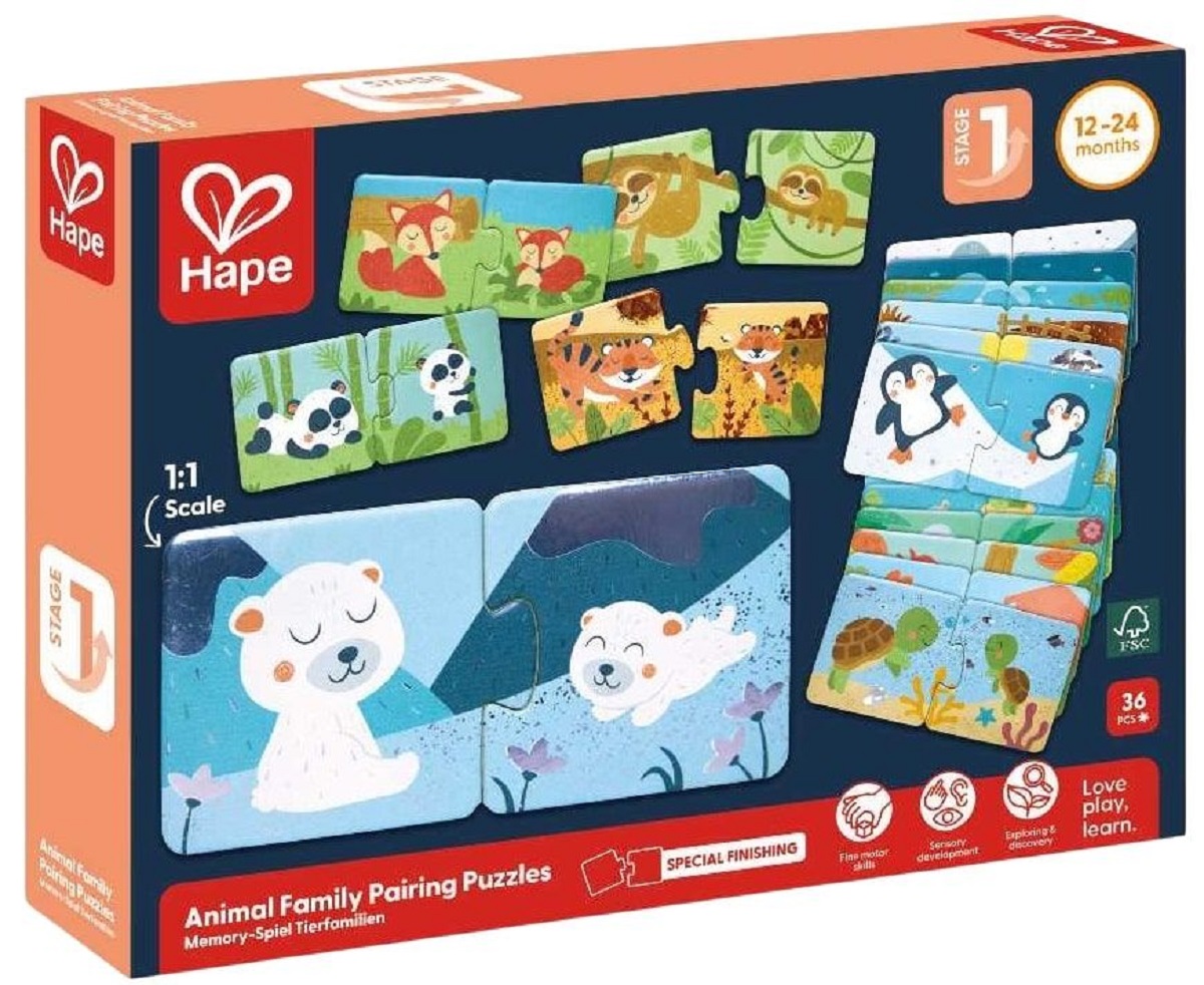 Imaginea produsului 'Puzzle. Potrivește perechea. Animale și pui'